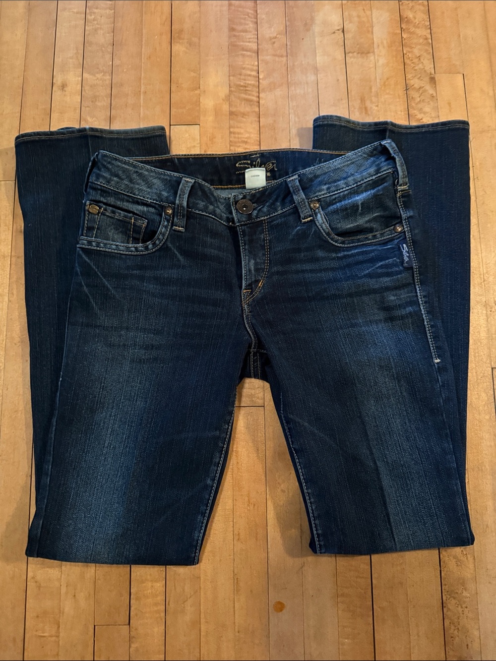 Women's Dark Indigo Boot Cut Stretch Jeans